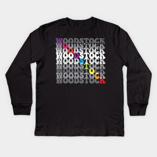 Woodstock Music Festival Kids Long Sleeve T-Shirt